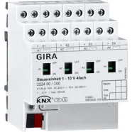Tijdelijk Beschikbaar Gira 222400 KNX besturingseenheid 1 – 10V viervoudig met handbediening
