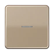 Jung CD 590 KO5 GB Schakelwip met lens Goud-brons Gereduceerde Prijs