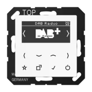 Jung DAB A WW Smart Radio DAB+ Alpine wit Gratis Retour