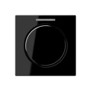 Jung A 1540 BF KO5 SW Afdekking met lens voor KNX draaisensor Zwart Laatste Kans