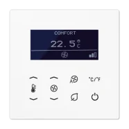 Populair Jung TRD LS 9248 WW KNX kamerthermostaat Fan Coil Alpine wit
