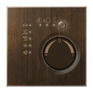 Jung ME 2178 AT KNX kamerthermostaat Messing antiek Meest Verkocht