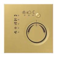 Jung ME 2178 TS C KNX kamerthermostaat Messing klassiek Direct Beschikbaar