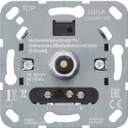 Op = Op Gira 238900 System 3000 Universeel LED Draaidimmer basiselement Neveneenheid