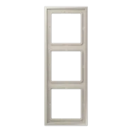 Jung LSZ ES 983 BF LS Zero Afdekraam 3-voudig Edelstaal Seizoensaanbieding