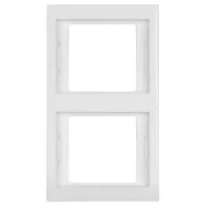 Must-Have Berker 13237009 K.1 Afdekraam 2-voudig, Verticaal, Polarwit Glanzend