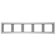 Lage Prijs Berker 13937003 K.5 Afdekraam 5-voudig, Horizontaal, Aluminium
