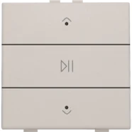Niko 102-52073 Enkelvoudige audiobediening met leds voor Niko Home Control Light grey Aanbieding