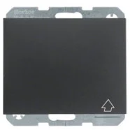 Nieuw Berker 47517106 K.1/K.5 Wandcontactdoos met Klapdeksel Antraciet