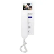 Niko 10-575 Videobinnenpost voor opbouw met kleurenscherm en hoorn, White Snelle Levering