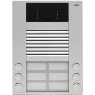 Niko 10-406 Opbouwbuitenpost 20 mm met 6 bellen in twee rijen en kleurencamera, Grey Finale Uitverkoop