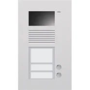 Populair Niko 10-302 Inbouwbuitenpost met 2 bellen en kleurencamera, Grey