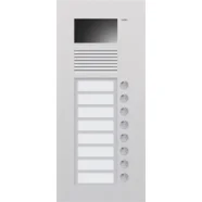 Niko 10-308 Inbouwbuitenpost met 8 bellen en kleurencamera, Grey Op = Op