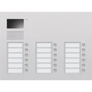 Laatste Versie Niko 10-318 Inbouwbuitenpost met 18 bellen en kleurencamera, Grey