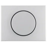 Koopje Berker 11357003 K.5 Centraaldeel met knop voor draai- dimmer/potmeter Aluminium