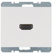 Uitverkoop Berker 3315437009 K.1 High Definition wandcontactdoos 90°-aansluiting (HDMI) Polarwit Glanzend