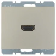 Uitverkoop Berker 3315427004 K.5 High Definition wandcontactdoos (HDMI) Edelstaal