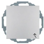 Tijdelijk Beschikbaar Berker 47441404 S.1 Wandcontactdoos met klapdeksel en randaarde en 45° draaibaar aluminium mat
