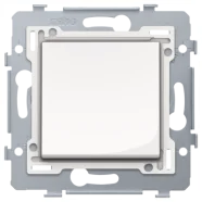 Niko 111-81615 afwerkingsset voor enkelvoudige wisselschakelaar, Bright white Lage Kosten