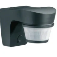 Tijdelijk Beschikbaar Hager EE821 Bewegingsmelder Basic PIR 140° IP55 Antraciet