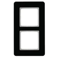 Nieuw Berker 10126076 Q.7 Afdekraam 2-voudig, Glas Zwart