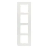 Merkproduct Berker 10146189 Q.7 Afdekraam 4-voudig, Polarwit soft-finish