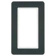 Laatste Versie Berker 13096186 Q.7 Afdekraam 1,5-voudig, Antraciet soft-finish