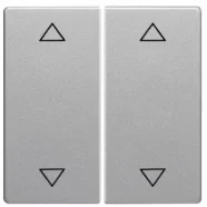Veilige Betaling Berker 16446084 Q.1/Q.3/Q.7 Wippen voor dubbele jaloeziebediening alulook soft finish