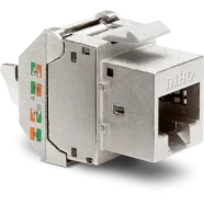 Niko 650-45056 Afgeschermde RJ45-connector STP Cat. 5E, klaar voor PoE++, voor bandbreedtes tot 100MHz Betrouwbaar
