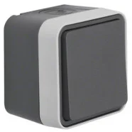 Koop Vandaag Berker 30763505 W.1 Wisselschakelaar met behuizing Grijs IP55