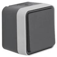 Koop Online Berker 50453525 W.1 Pulsdrukker (maak) met behuizing Grijs IP55