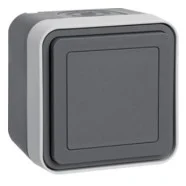 Snelle Levering Berker 42903515 W.1 Blindplaat met behuizing Grijs IP55