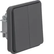 Nieuw Berker WNA042 W.1 Serieschakelaar Grijs IP55