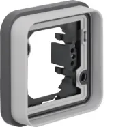 Aanbieding Berker WNA401 W.1 Afdekraam voor inbouwmontage 1-voudig Grijs