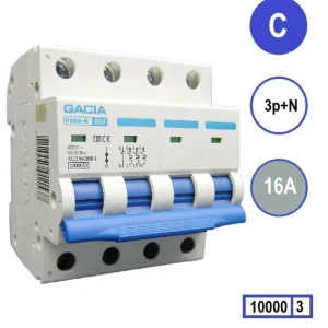 Gacia PB8H-3NC16 krachtautomaat 3P+N C16A Bestseller
