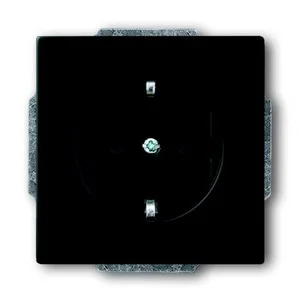 Busch-Jaeger 20 EUC-885 wandcontactdoos randaarde Future Linear zwart mat Lage Kosten
