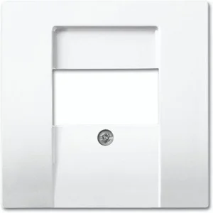 Superprijs Busch-Jaeger 2539-914 Balance centraalplaat luidsprekercontactdoos en USB alpin wit