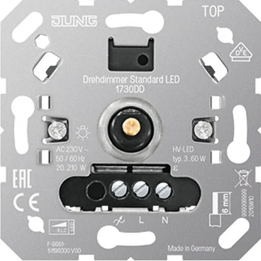 Jung 1730DD draaidimmer standaard LED Snelle Levering