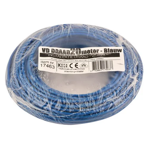 VD draad 2.5mm2 blauw op ring 20mtr Nu Kopen