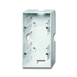 Busch-Jaeger 1702-84 opbouwbehuizing 2-voudig Studiowit glanzend Lage Prijs