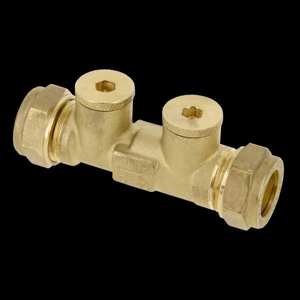 Direct Beschikbaar Messing Keerklep 22 mm Knel KF (C+A)