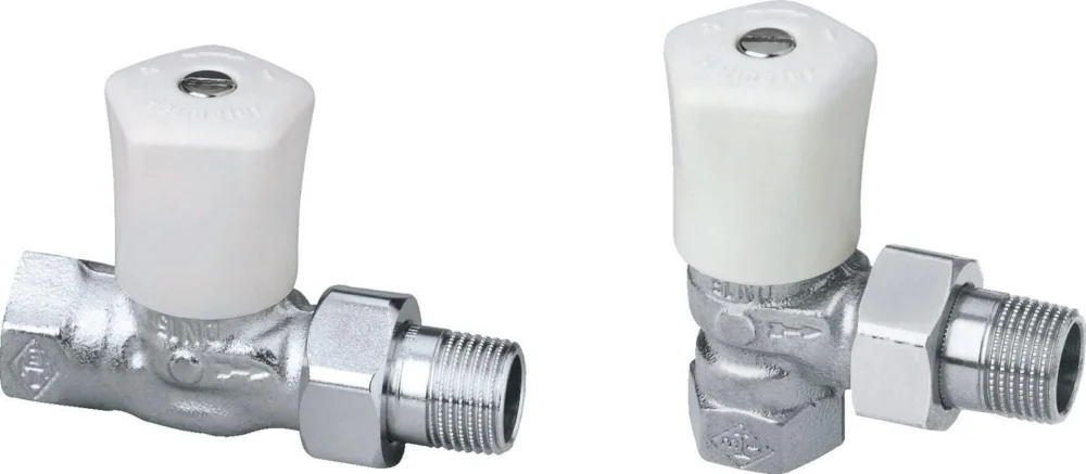 Heimeier radiatorkraan Mikrotherm ¾" recht Dagaanbieding