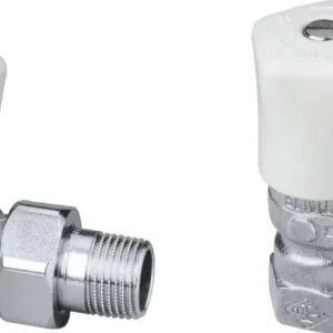 Heimeier radiatorkraan Mikrotherm 3/8" recht Express Levering