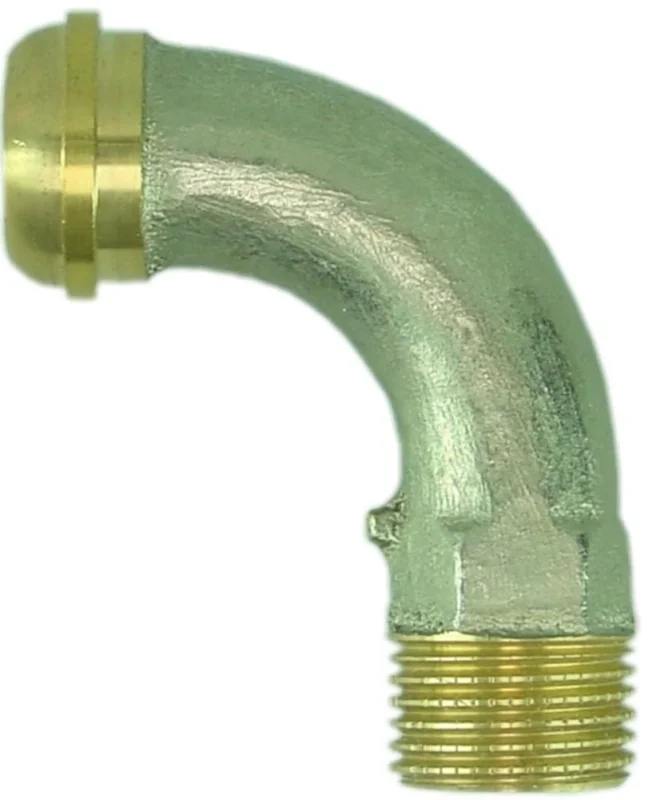Vernikkelde radiatorbocht ½" Korting