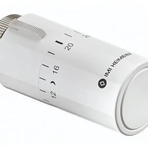 Heimeier HALO thermostaatknop 6-28°C Wit Laatste Kans