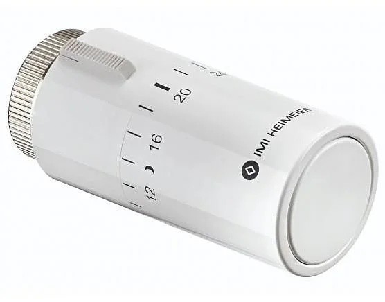 Heimeier HALO thermostaatknop 6-28°C Wit Laatste Kans