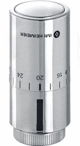 Heimeier HALO thermostaatknop 6-28°C Chroom Actieprijs