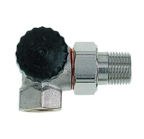 Heimeier thermostaatkraan 3/8" dubbel haaks Rechts Direct Beschikbaar