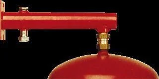 Expansievatbeugel rood, rond, 4 gats met ontl. & p.stuk ½"x 15mm Fabrieksprijs