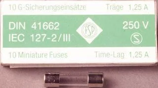 Fabrieksprijs Nefit zekering 1,25 A traag (set à 10)